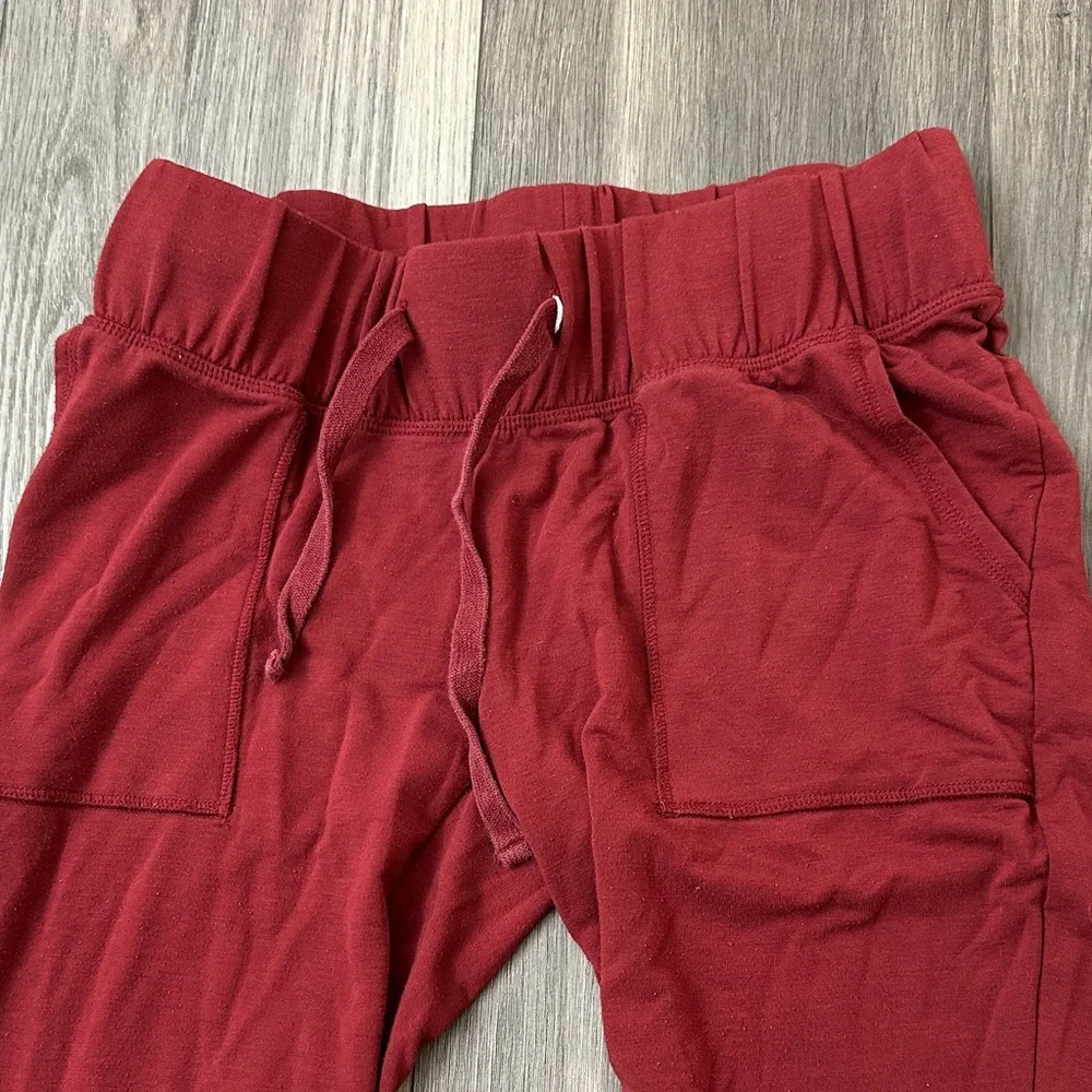 Red Jogger Pants - Picture 2 of 8